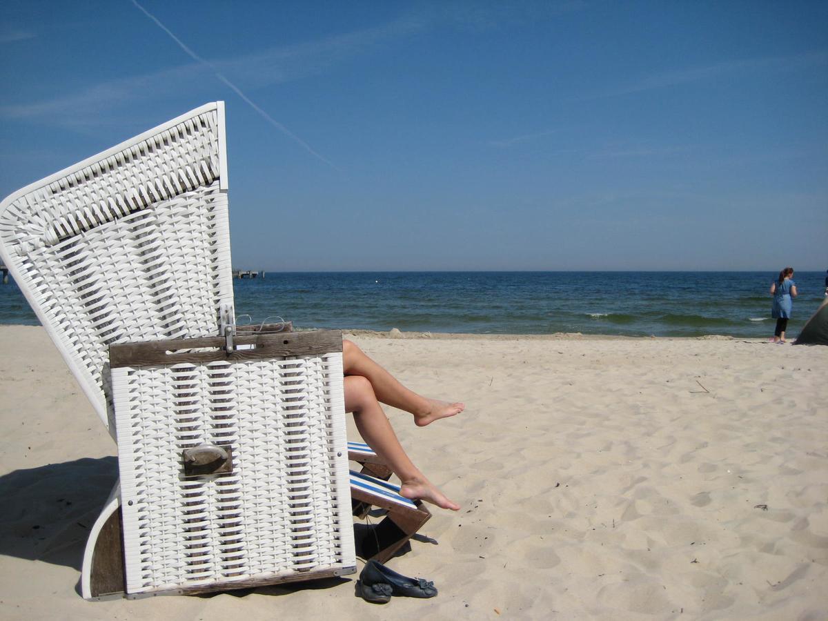 Residenz Bleichroeder - 25 Mit Strandkorb Heringsdorf Dış mekan fotoğraf